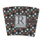 Gray Dots Party Cup Sleeves - without bottom - FRONT (flat)