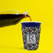 Gray Dots Party Cup Sleeves - without bottom - Lifestyle