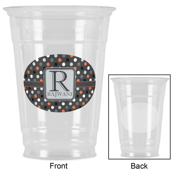 Gray Dots Party Cups - 16oz - Approval