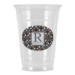 Gray Dots Party Cups - 16oz (Personalized)