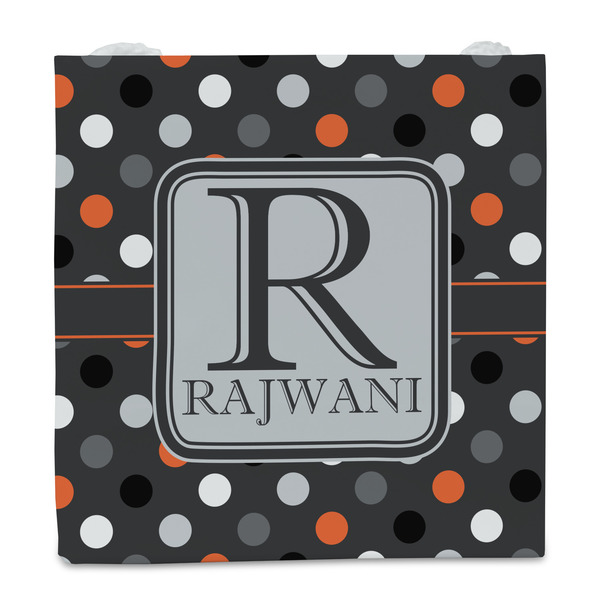 Gray Dots Party Favor Gift Bag - Gloss - Front