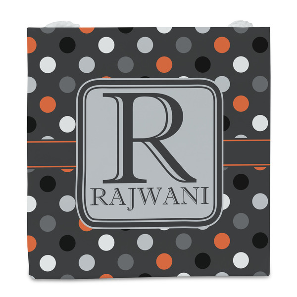 Gray Dots Party Favor Gift Bag - Matte - Front