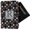 Gray Dots Passport Holder - Fabric (Personalized)