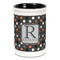 Gray Dots Ceramic Pencil Holders - Black