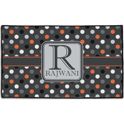 Gray Dots Door Mat - 60"x36" (Personalized)
