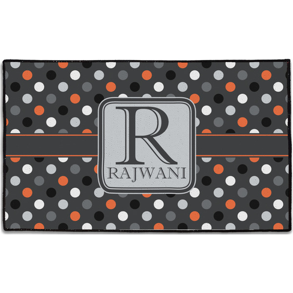 Gray Dots Personalized - 60x36 (APPROVAL)