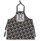 Gray Dots Apron Without Pockets w/ Name and Initial