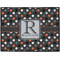 Gray Dots Door Mat (Personalized)