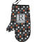 Gray Dots Left Oven Mitt (Personalized)