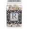 Gray Dots Dog Treat Jar (Personalized)