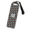 Gray Dots Plastic Bookmarks - Front