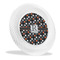 Gray Dots Plastic Party Dinner Plates - Main/Front