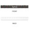 Gray Dots Plastic Ruler - 12" - APPROVAL