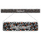 Gray Dots Plastic Ruler - 12" (Personalized)