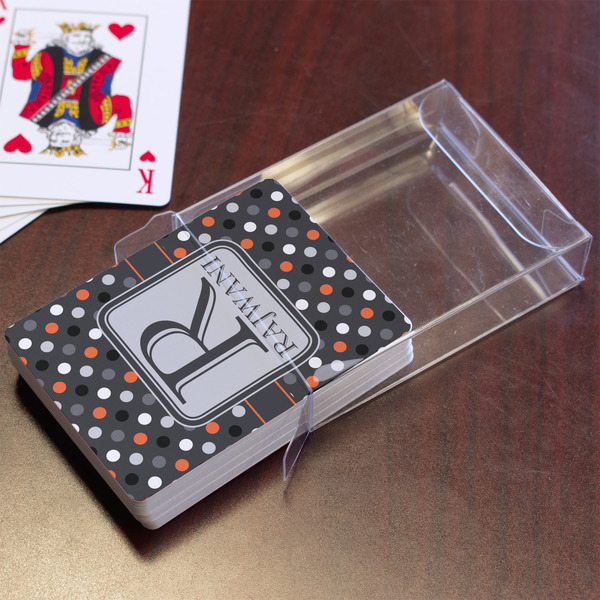 Gray Dots Playing Cards - In Package
