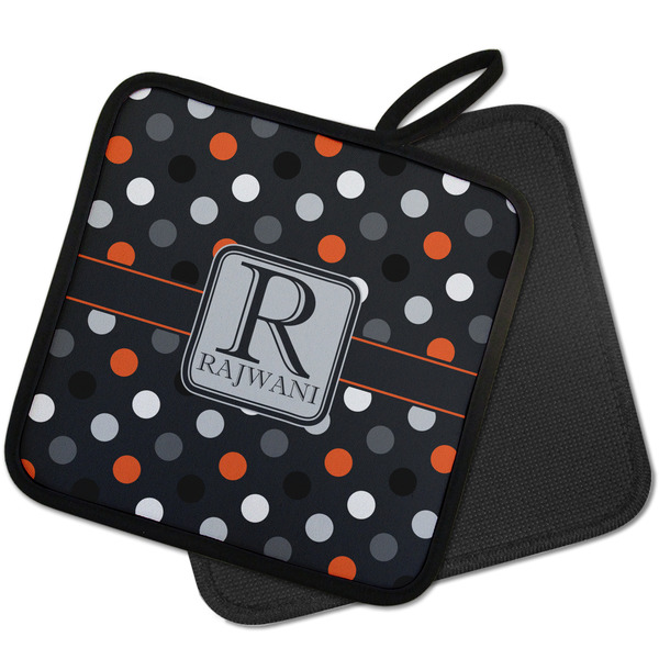 Gray Dots Pot Holders - PARENT MAIN