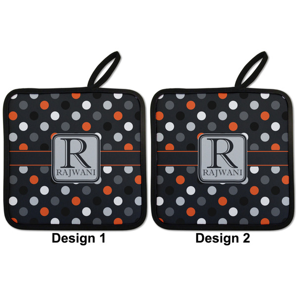 Gray Dots Pot Holders - Set of 2 APPROVAL