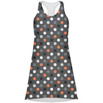 Gray Dots Racerback Dress (Personalized)
