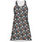 Gray Dots Racerback Dress - Front