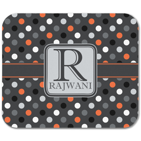 Gray Dots Rectangular Mouse Pad - APPROVAL