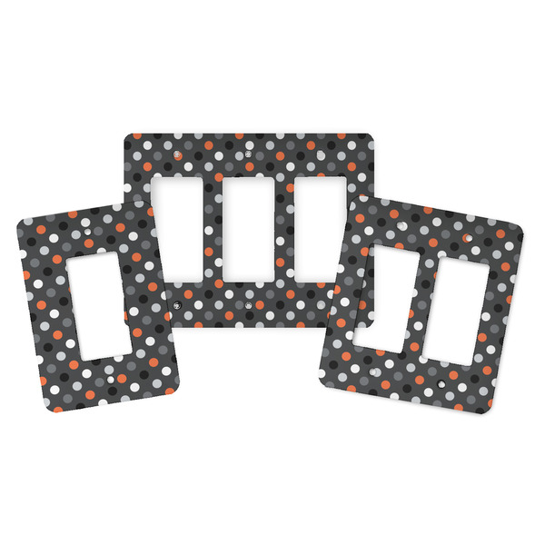 Gray Dots Rocker Light Switch Covers - Parent - ALL VARIATIONS