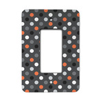 Gray Dots Rocker Style Light Switch Cover