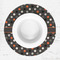 Gray Dots Round Linen Placemats - LIFESTYLE (single)