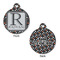 Gray Dots Round Pet ID Tag - Large - Approval