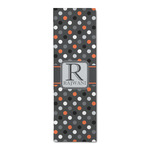 Gray Dots Runner Rug - 2.5'x8' w/ Name and Initial
