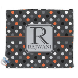Gray Dots Security Blanket - Single Sided (Personalized)