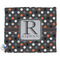 Gray Dots Security Blanket - Front View