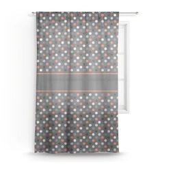 Gray Dots Sheer Curtain
