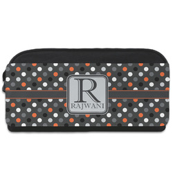 Gray Dots Shoe Bag (Personalized)
