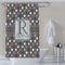 Gray Dots Shower Curtain Lifestyle