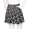 Gray Dots Skater Skirt - Back