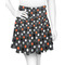 Gray Dots Skater Skirt - Front