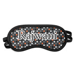 Gray Dots Sleeping Eye Mask (Personalized)