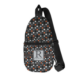Gray Dots Sling Bag (Personalized)