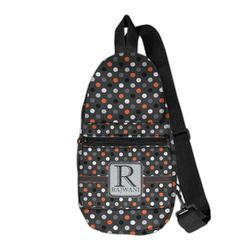 Gray Dots Sling Bag (Personalized)