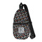 Gray Dots Sling Bag (Personalized)