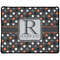 Gray Dots Large Gaming Mouse Pad - 12.5" x 10" (Personalized)