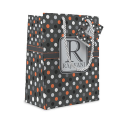 Gray Dots Gift Bag (Personalized)