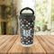 Gray Dots Stainless Steel Travel Cup Lifestyle