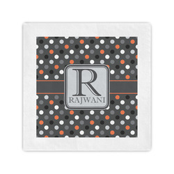 Gray Dots Standard Cocktail Napkins (Personalized)