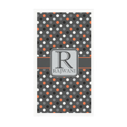 Gray Dots Guest Paper Towels - Full Color - Standard (Personalized)