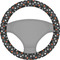 Gray Dots Steering Wheel Cover