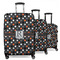Gray Dots Suitcase Set 1 - MAIN