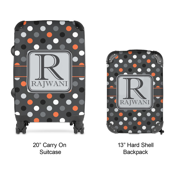 Gray Dots Suitcase Set 4 - APPROVAL