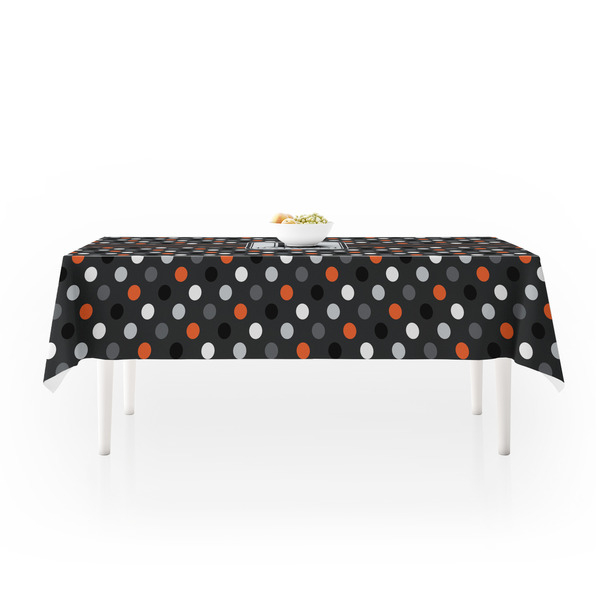 Gray Dots Tablecloths (58"x102") - MAIN