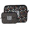 Gray Dots Tablet Sleeve (Size Comparison)